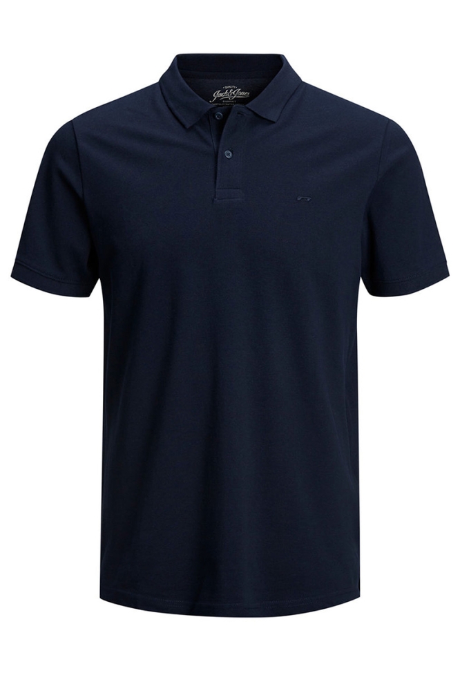JJEBASIC POLO SS NOOS 12136516 Navy Blazer/SLIM FIT